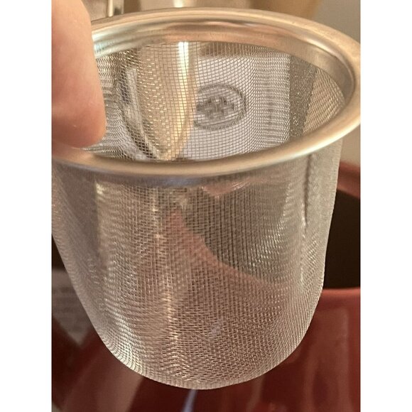 New In Box  Cordon Bleu Teapot With Infuser Color RED - Picture 2 of 12